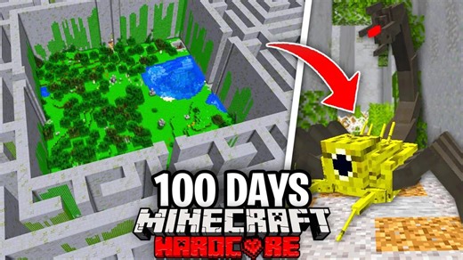 I Survived 100 Days as a MAZE RUNNER in Hardcore Minecraft... Here's What Happen