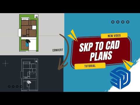 “SketchUp to AutoCAD in 1 Minute 🔥 | Export SKP to DWG Correctly!”
