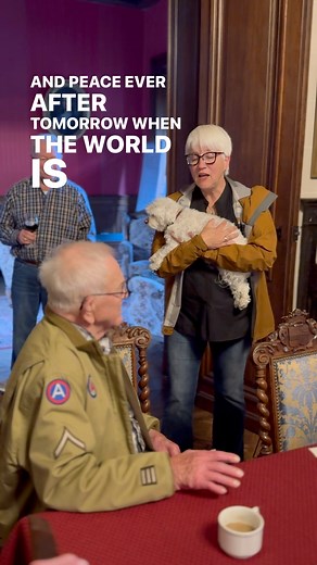 Helen Patton, granddaughter of General George S. Patton, sings Dennis’s favorite song, ‘The White Cliffs of Dover.’ #dday #NormandyTrip #WW2History #NormandyInvasion #DdayAnniversary #WW2Travel #NormandyBeaches #DdayLandings #WW2Normandy #NormandyTour #DdayMemorial #WW2Sites #NormandyHistory #Dday75 #WW2Traveler #NormandyBattlefields #DdayTour #WW2Remembrance #NormandyExperience #DdayHistory #omahabeach #dday79 #britishhero #britishveteran #WWIIBritishArmy #BandofBrothers #N4OH #walkamongheroes 