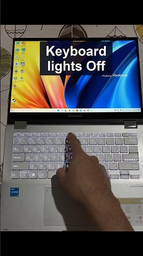 Hot keys, KB LEDs, NumberPad, Fan Profile | ASUS Vivobook S14 Flip #shorts