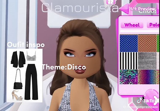 Dress to impress part 1:ft oufit inspos #dti#dresstoimpress#fyp#firstvideo#disco#elegants#1st#2nd#foryou#page#fyp