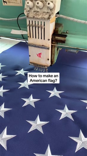 How to make an American flag#howto #flagfactory #americanflag #amazonfinds #tiktokfactory