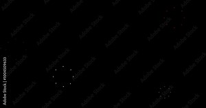 Looping Fireworks red and white Animation on Black background. Celebration card for mailing, web invitation, greeting cards… animation made in 4K vector design.