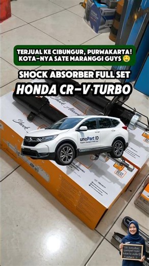Sold to Purwakarta! IKYBI Shock Absorbers for Honda CRV Turbo, 100% Brand New by unoPart ID