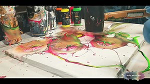 I had wayyyy too much fun with this mallet smash! I recommend wearing a full hazmat suit when doing this technique 🤣🤣🤣 Materials used*: Arteza Pouring Paints (http://arteza.com?utm_source=postaffiliatepro&utm_medium=affiliate&a_aid=Youtube_MixedMediaGirl) Artist's loft flow acrylics Flood Wood Care floetrol water Paint Ratios: 50% floetrol, 30% paint, 20% water Learn everything you need to know about acrylic pouring in my new online workshop: https://mixedmediagirl.com/courses/ DONATE VIA PAY