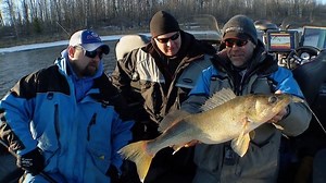 Keith Kavajecz, Chase Parsons and Korey Sprengel use a developing technique of “ice trolling” along with shivering structure to catch Little Bay de Noc Walleyes. The Next Bite TV | 9:00 PM ET | WFN - World Fishing Network