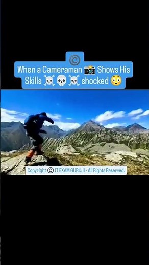 Look, Cameraman Amazing Skills ☠️ 😍