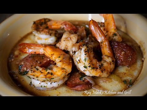How To Make Louisiana Cajun Style Shrimp and Grits | Ray Mack's Kitchen and Grill