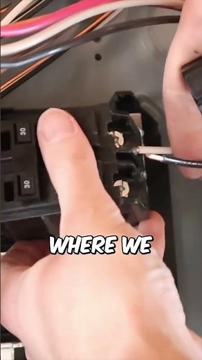 Installing A 30 Amp Double Pole Breaker! #shorts #electrical