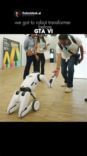 robot which can transform into a pet | follow for more robot news #robot #robotpet