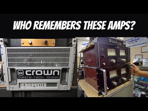 VINTAGE POWER AMPLIFIERS FOR SOUND SYSTEM