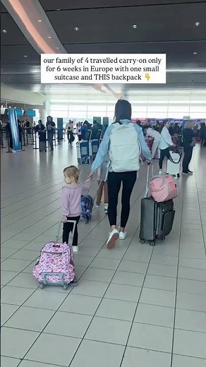 Best Travel Backpack for Families | We Carry-On Only With 2 Kids