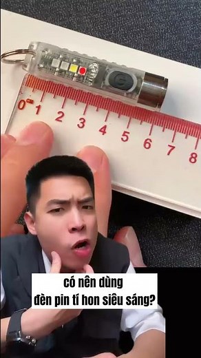 Đèn pin tí hon siêu sáng, Mini One Semax - | Đàm Đức Review #shorts