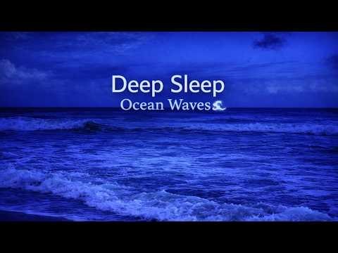 Deep Sleep Ocean Waves at Night 🌊 Calm Beach Sounds for Relaxation, Stress Relief & Better Sleep