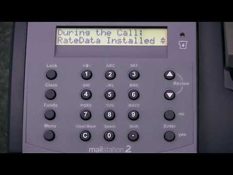 Updating USPS rates on the Pitney Bowes mailstation series (K700, K705, K7M0)