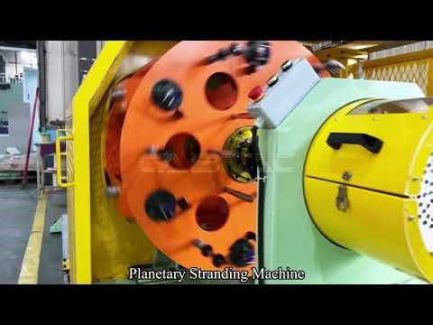 🎥 CABMAC Cage Stranding Machine (Planetary Strander) – Running on Site