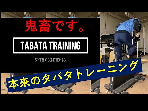 本当のタバタトレーニング