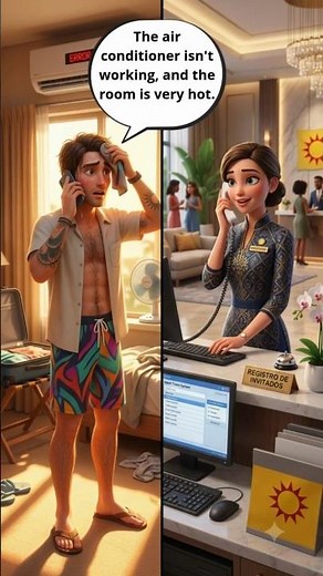 Problema Real en el Hotel 😉Aprende Inglés Real | Inglés para Principiantes