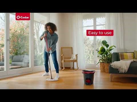 O-Cedar EasyWring Microfiber Spin Mop Review | Best Floor Cleaning System 2025
