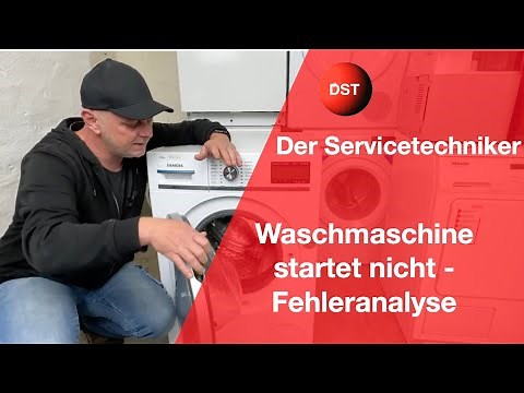 Waschmaschine geht nicht an - Fehleranalyse