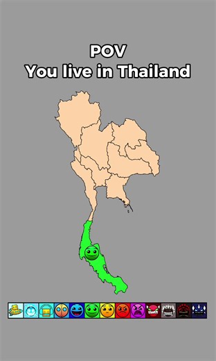 ‏POV: You live in Thailand 🇹🇭 #Thailand #mapping #Fyp #Viral #CapCut | Thailand