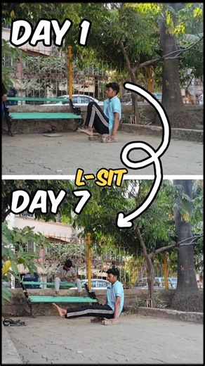 Learn L-Sit in 7 Days | 3 Easy Drills 🔥 #calisthenics #shorts
