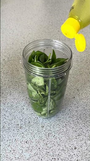 making pesto from homegrown basil