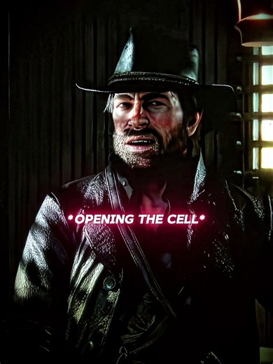 Arthur Escapes Jail 😂 [4k] | Red Dead Redemption 2 II #shorts