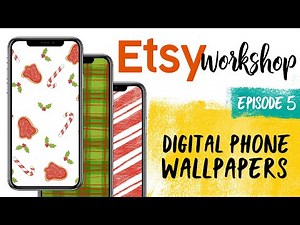 How to create downloadable digital wallpapers to sell online