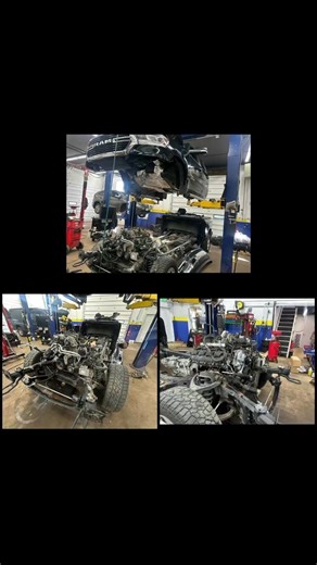 Customer Ram 1500 in for a engine replacement I wanted to share these cool pictures I got. This was a big job and it turned out amazing.❗️❗️❗️❗️ If you are having any issues with your vehicle please call and get scheduled for your next appointment ❗️❗️❗️ #chesterlandautorepair #ram1500 #enginereplacement #autorepair #ohio | Chesterland Auto Repair