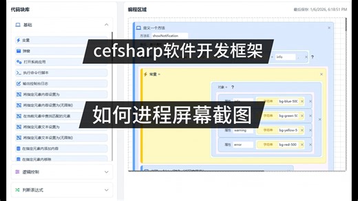 cefsharp软件开发框架：如何进程屏幕截图