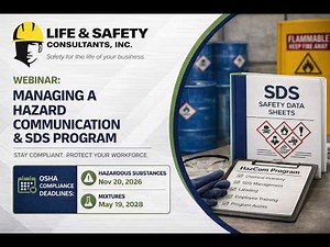 Webinar: Managing a Hazard Communication & SDS Program