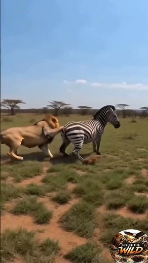 🦓 Zebra’s Explosive Defense vs Lion, The Hidden Power of a Powerful Kick! 🦁