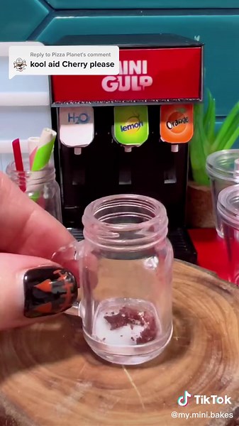 Mini Gulp Cherry Kool Aid Drink Machine ASMR