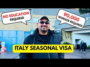 Italy Seasonal Work Permit Visa ( 9 months ) | Complete process