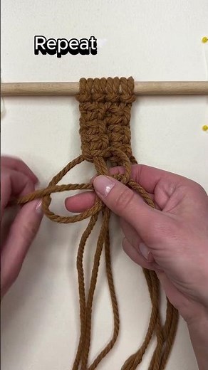 1 Easy Macramé Knot = Endless Projects (Beginner Friendly)