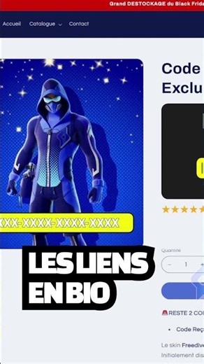 On a des CODES Skin FREEDIVER pour Vous Fortnite #shorts