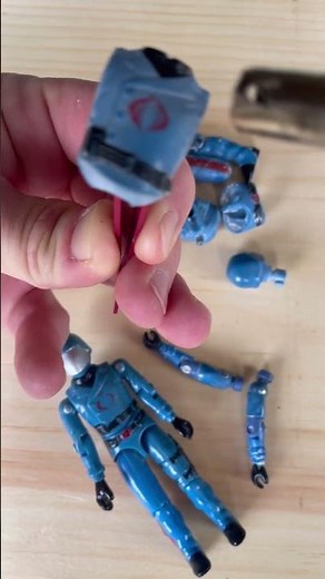 GI Joe Cobra Commander #restoration #fix #gijoe #actionfigures #nostalgia #80stoys #collection