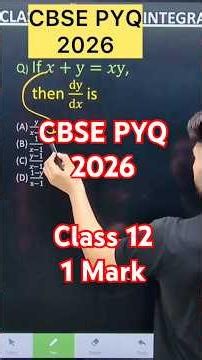 Q) If 𝑥+y=𝑥y, then dy/d𝑥 is #maths #shivangmathsacademy #cbsemaths #cbseresult #cbsenotes