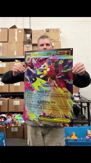 Pokémon Mega Starmie ex / Mega Zygarde ex Lenticular Card