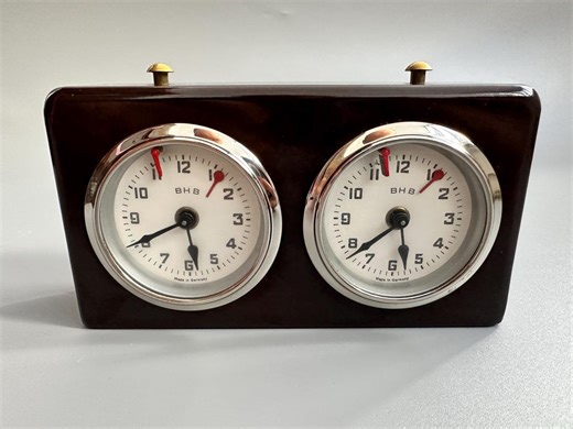 60s German Mechanical Chess Clock, Vintage Bakelite Chess Timer, Old Tournament Chess Clock BHB Chess Clock Chess Gift Chess Timer Vintage - Etsy