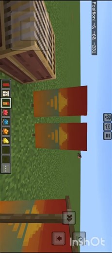 Sea Sunset with Reflection banner in Minecraft! #minecrafttutorial #minecraftbuilding