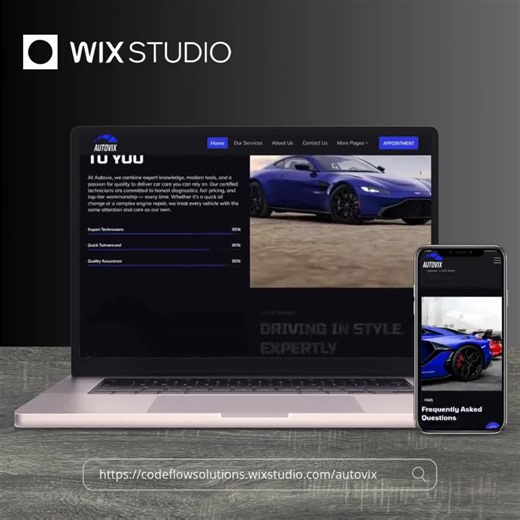 Wix Auto Repair Website Template Wix Autoshop Theme - Etsy