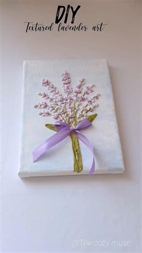 💜 Aesthetic Lavender DIY Room Decor 🌿 | Easy Handmade Craft Idea ✨ #diy #viral #shorts #craft
