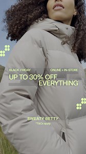 Need to refresh your workout wardrobe? Perfect timing. Shop our Black Friday Sale now with up to 30% off | Sweaty Betty