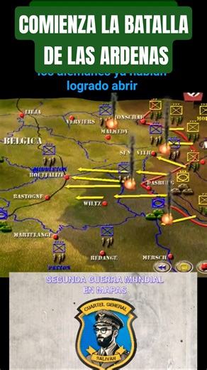 Aliados 1944 Parte 10. Comienza la batalla de las Ardenas. #history #ww2 #military #historia