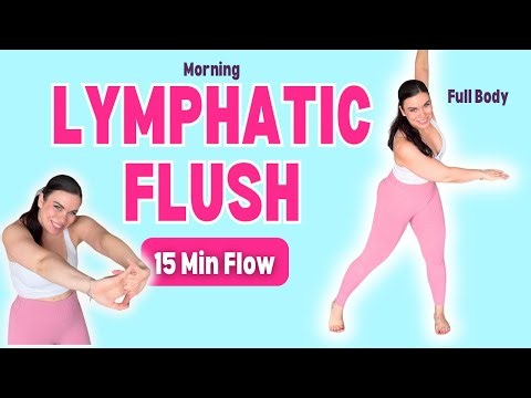 15 Min Standing Morning Flow Workout | Lymphatic Drainage & Energy Boost