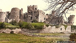 Cadw images of Welsh castles as the Victorians saw them