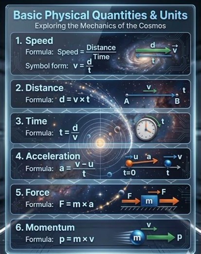 How to Calculate Speed, Force & Momentum? Complete Guide to Basic Physical Quantities