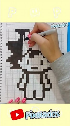 GOKU DRAWING - DRAGON BALL PIXEL ART - PIXELATED